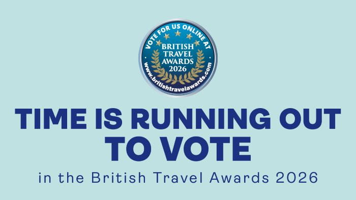 Time is running out to vote in the British Travel Awards 2026